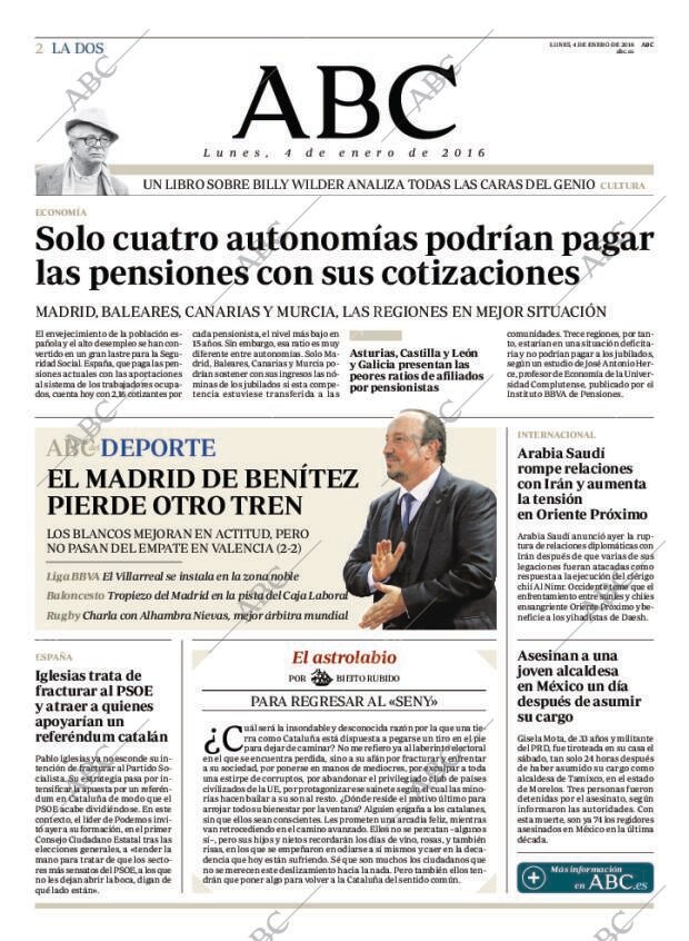 ABC MADRID 04-01-2016 página 2
