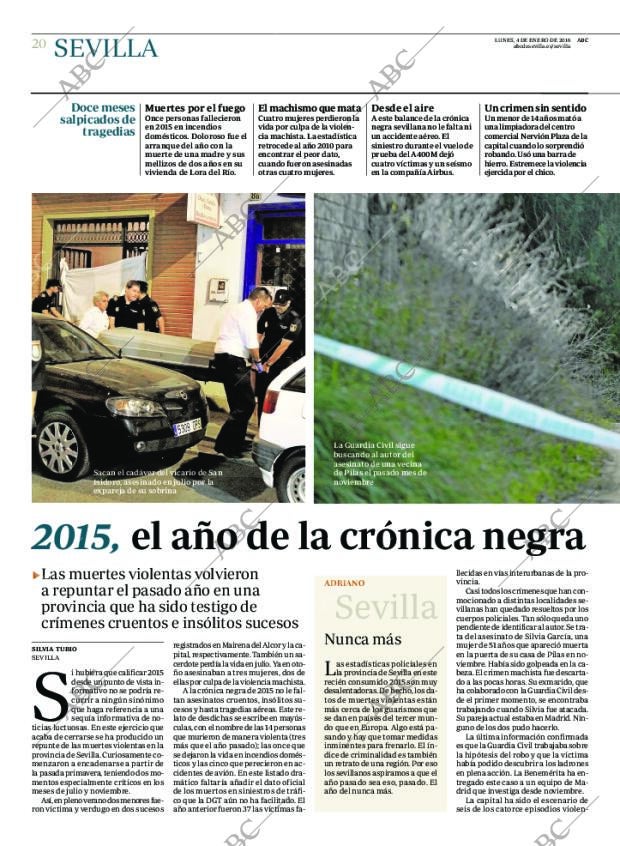 ABC SEVILLA 04-01-2016 página 20