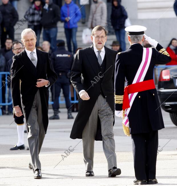 Celebración de la pascua militar Presidida por Ssmm los Reyes Felipe Vi y doña...