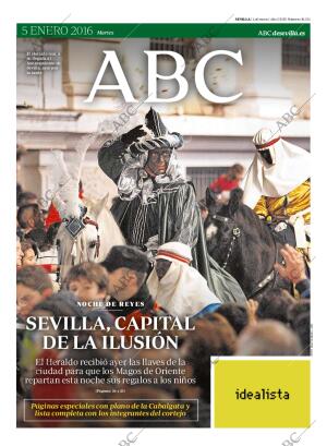 ABC SEVILLA 05-01-2016 página 1