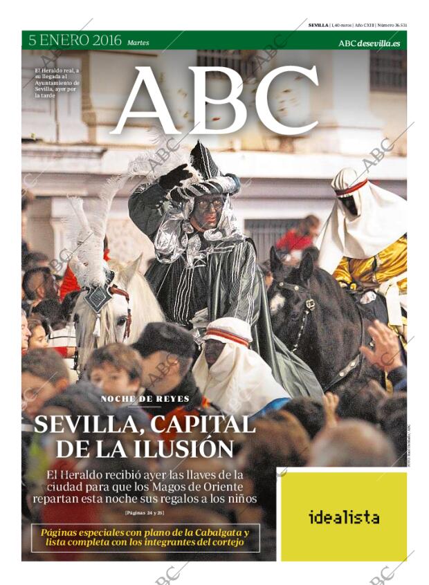 ABC SEVILLA 05-01-2016 página 1