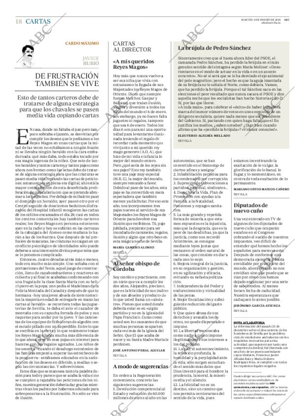 ABC SEVILLA 05-01-2016 página 18