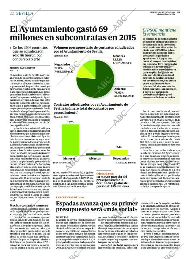 ABC SEVILLA 05-01-2016 página 22