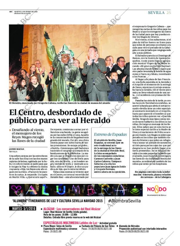 ABC SEVILLA 05-01-2016 página 25