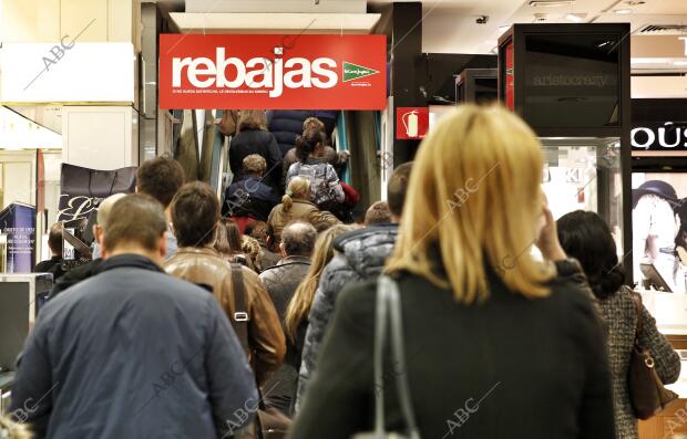 Rebajas en el corte Inglés