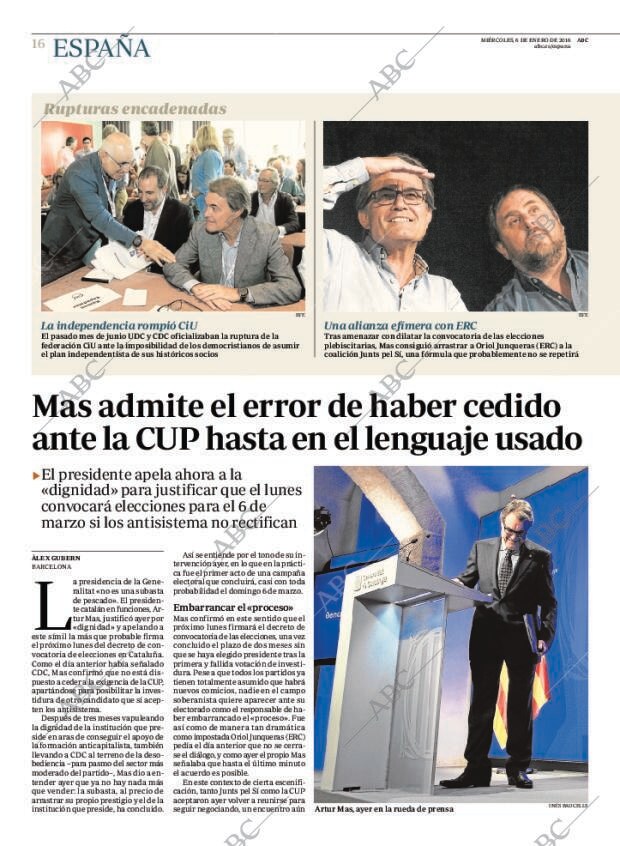 ABC MADRID 06-01-2016 página 16
