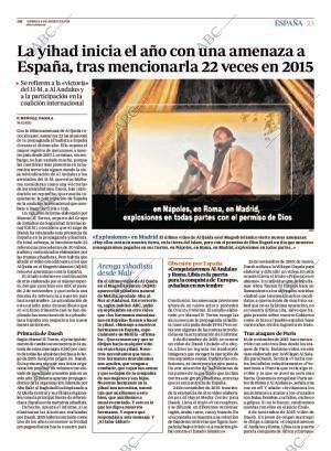 ABC MADRID 08-01-2016 página 23