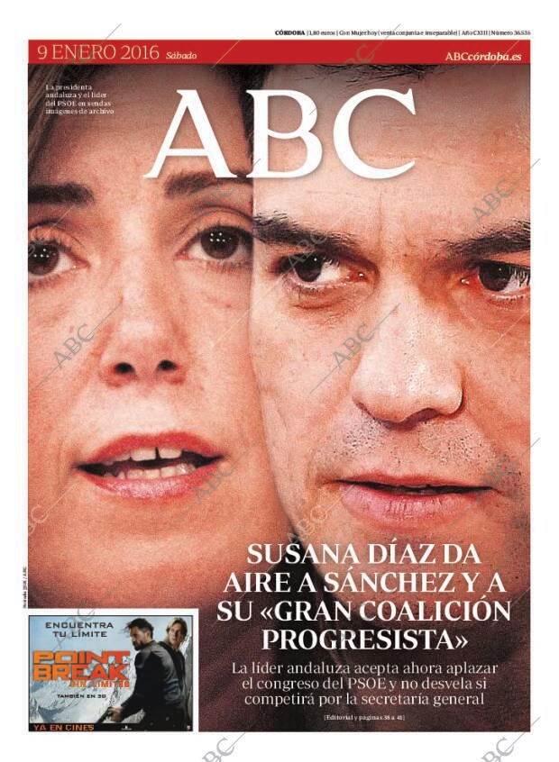 ABC CORDOBA 09-01-2016 página 1