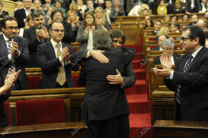 bate de investidura en el Parlamento de Cataluña del canditato de Junts Pel Si,...