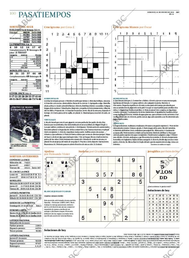 ABC MADRID 10-01-2016 página 100