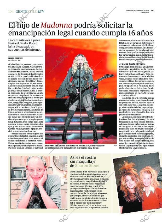 ABC MADRID 10-01-2016 página 104