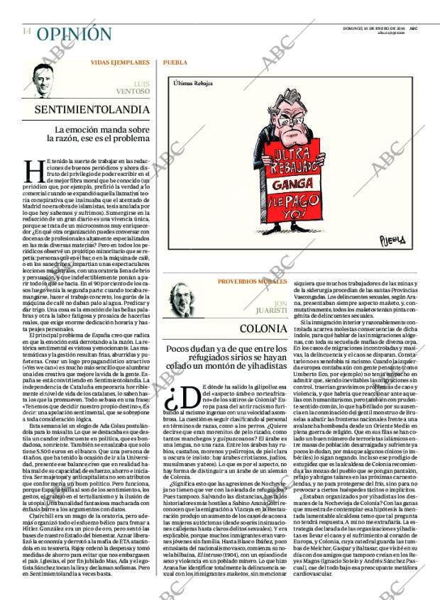 ABC MADRID 10-01-2016 página 14