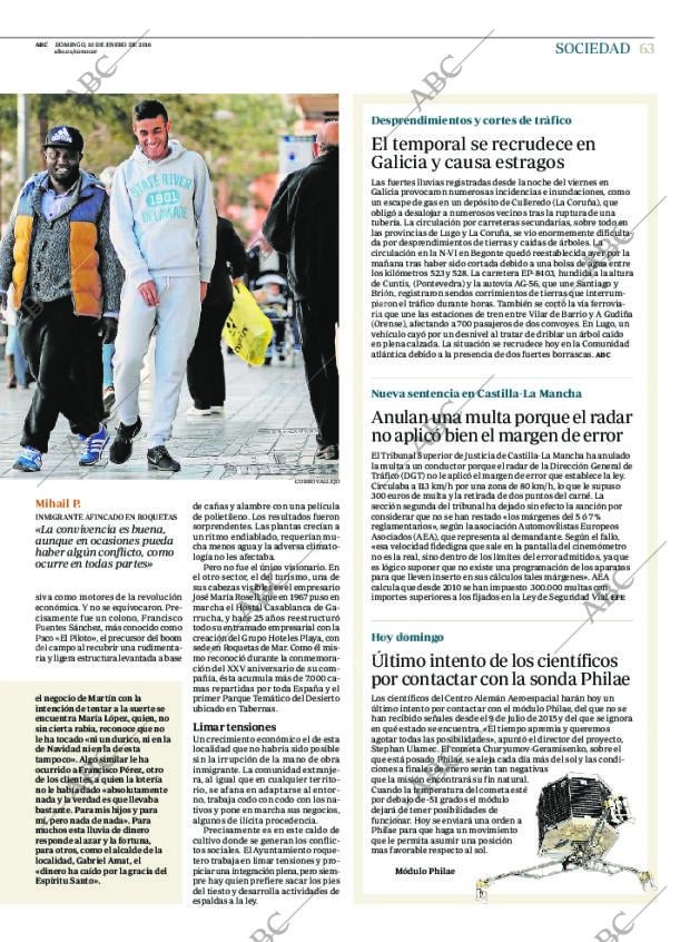 ABC MADRID 10-01-2016 página 63