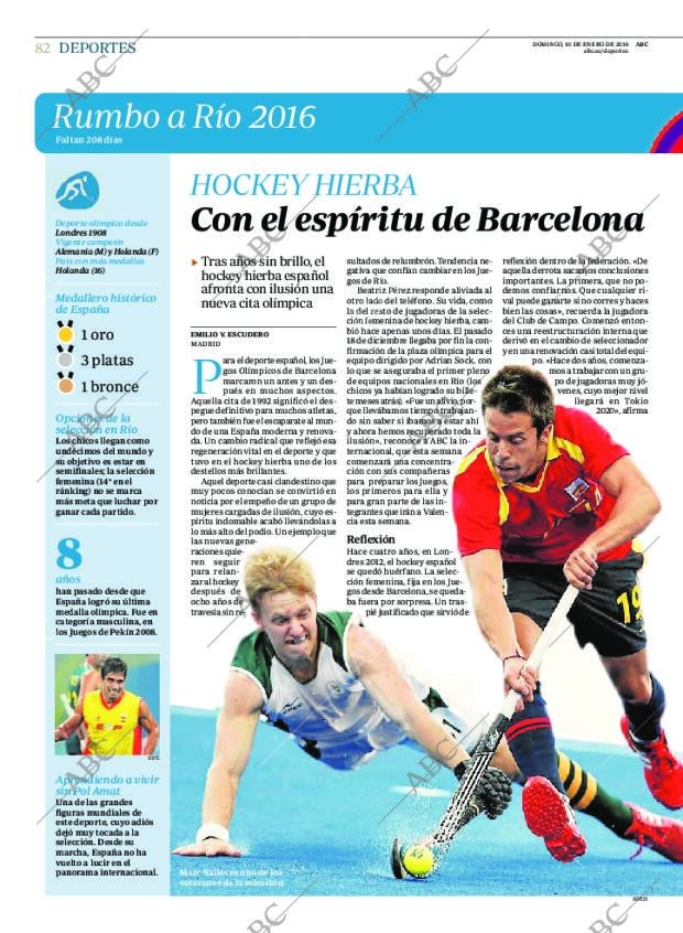 ABC MADRID 10-01-2016 página 82