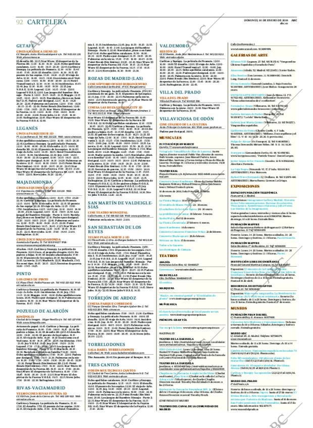 ABC MADRID 10-01-2016 página 92