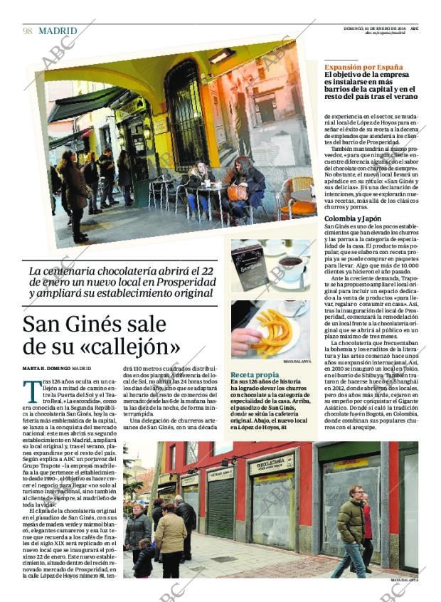 ABC MADRID 10-01-2016 página 98