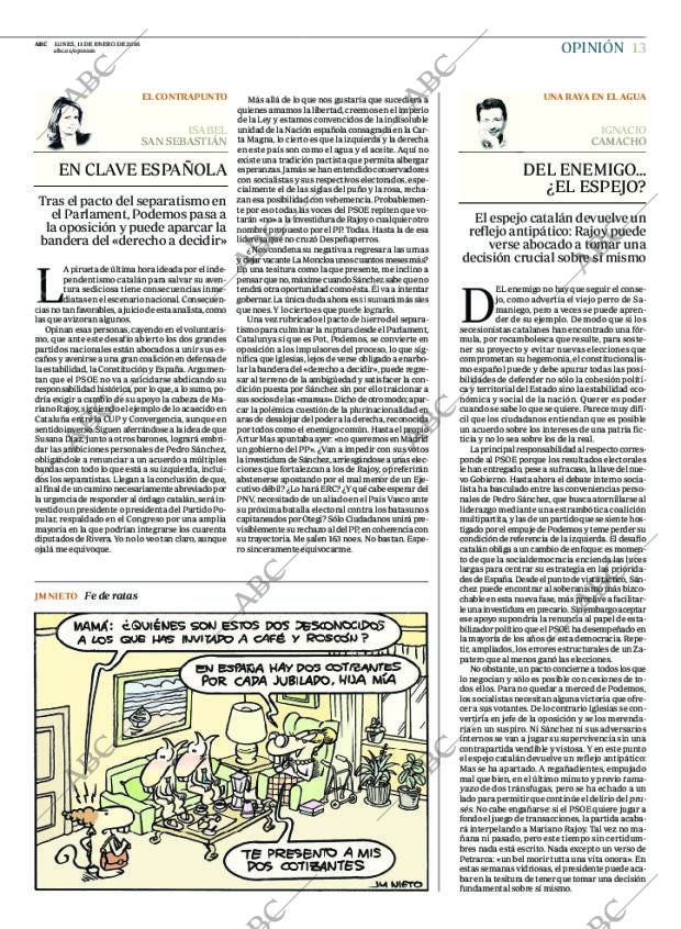 ABC MADRID 11-01-2016 página 13