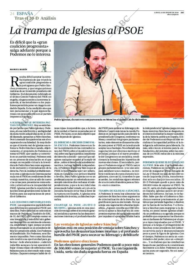 ABC MADRID 11-01-2016 página 24