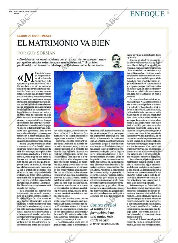 ABC MADRID 11-01-2016 página 5