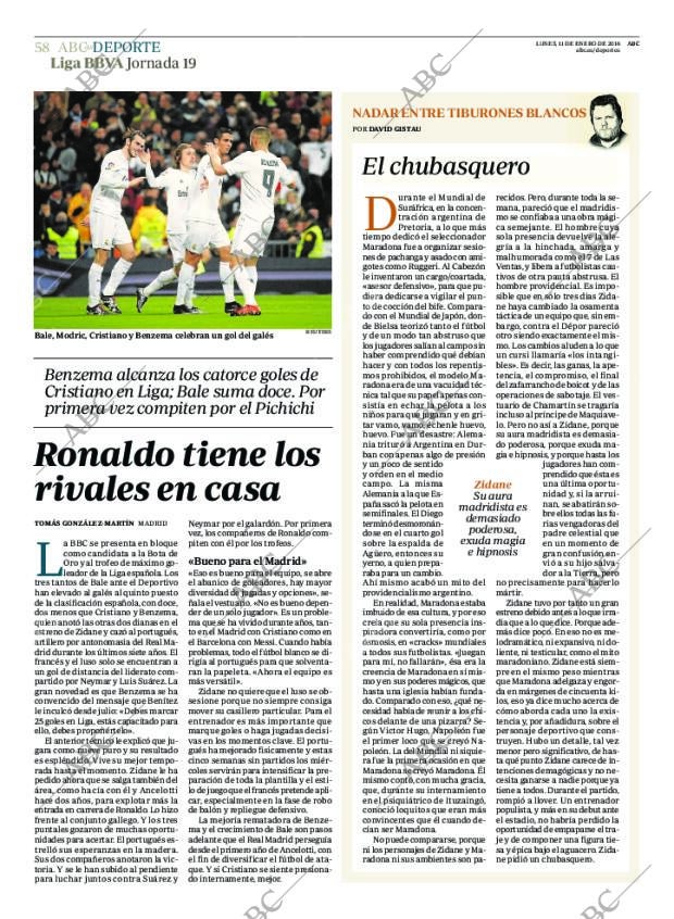 ABC MADRID 11-01-2016 página 58