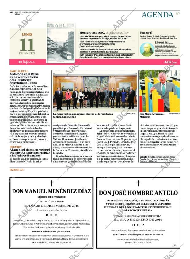 ABC MADRID 11-01-2016 página 67