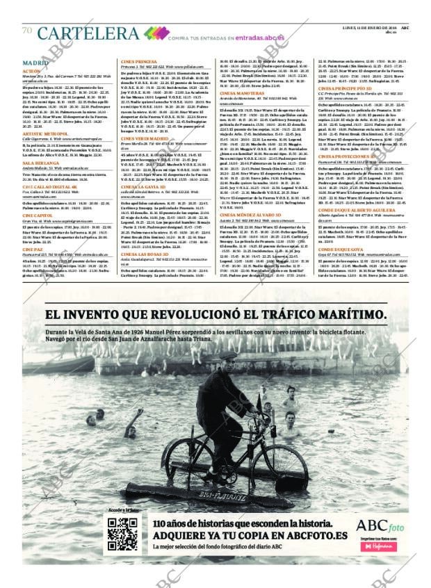 ABC MADRID 11-01-2016 página 70