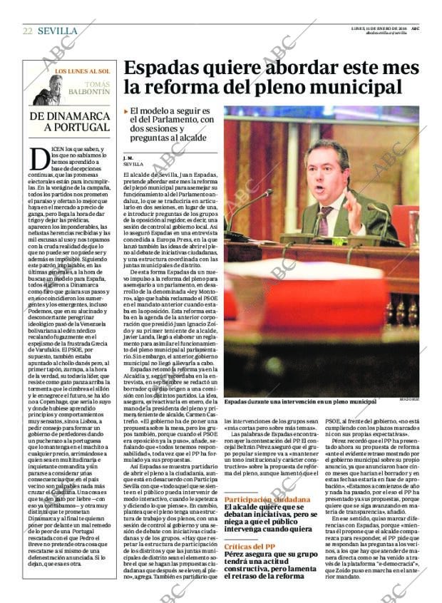 ABC SEVILLA 11-01-2016 página 22