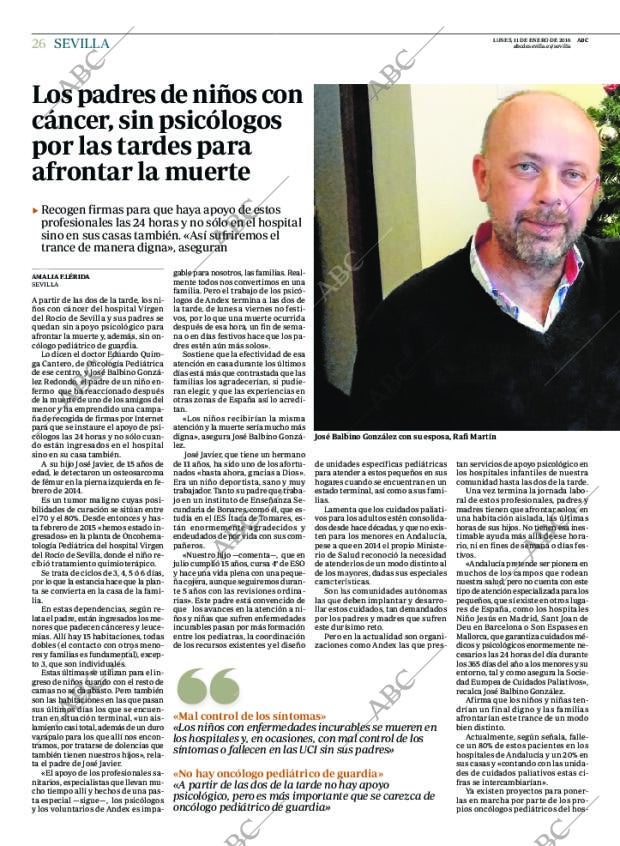 ABC SEVILLA 11-01-2016 página 26