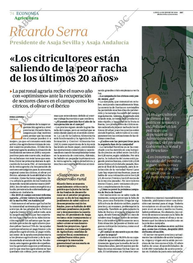 ABC SEVILLA 11-01-2016 página 74