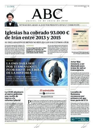 ABC MADRID 14-01-2016 página 2