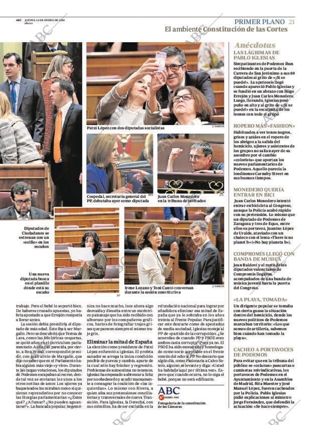 ABC MADRID 14-01-2016 página 21