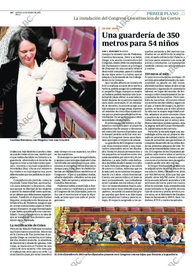 ABC MADRID 14-01-2016 página 23