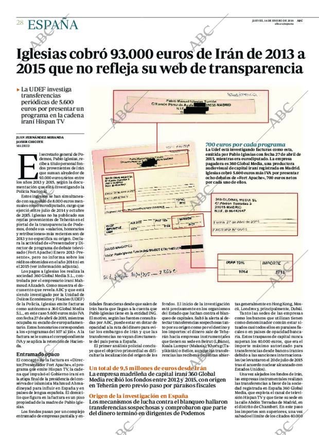 ABC MADRID 14-01-2016 página 28