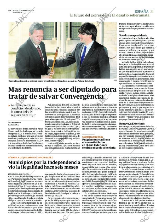 ABC MADRID 14-01-2016 página 31