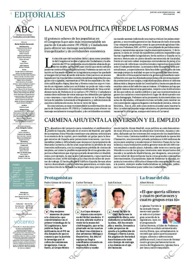 ABC MADRID 14-01-2016 página 4