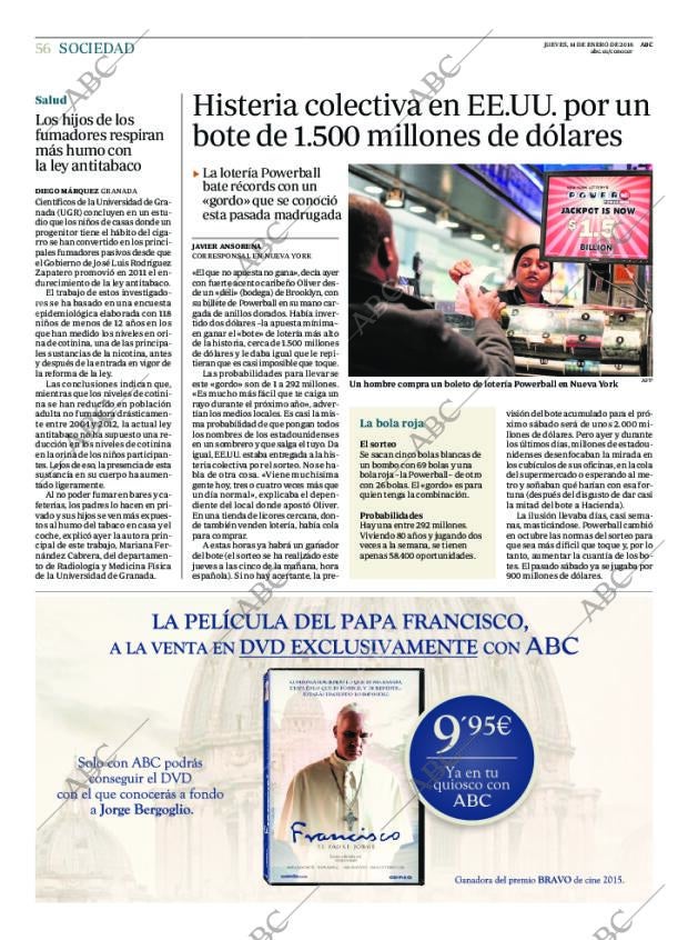 ABC MADRID 14-01-2016 página 56