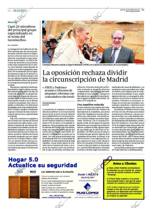 ABC MADRID 14-01-2016 página 80