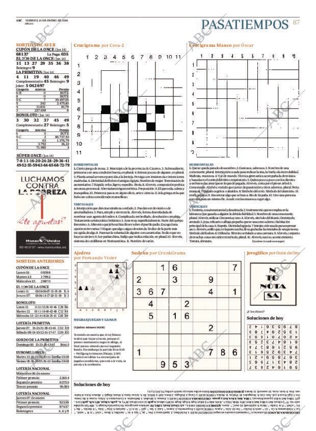 ABC MADRID 15-01-2016 página 89