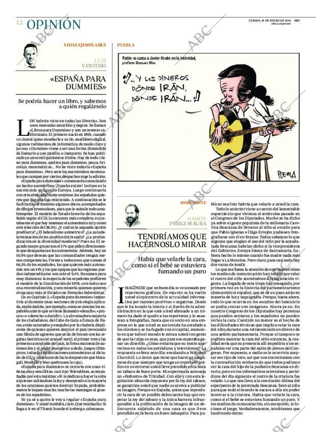 ABC MADRID 16-01-2016 página 12