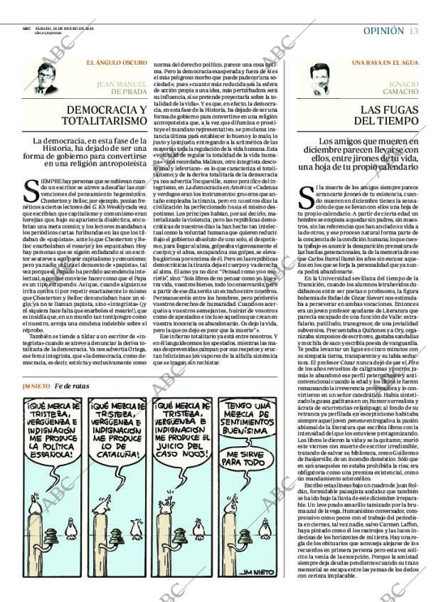 ABC MADRID 16-01-2016 página 13