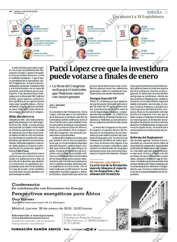 ABC MADRID 16-01-2016 página 19