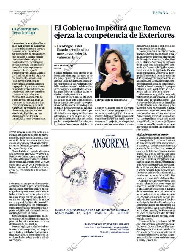 ABC MADRID 16-01-2016 página 23