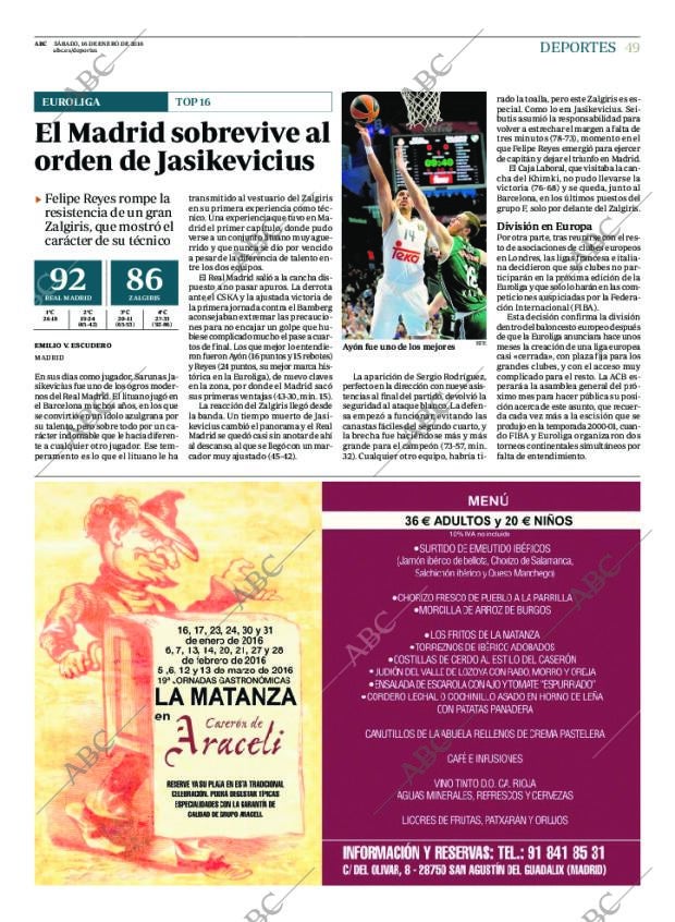 ABC MADRID 16-01-2016 página 49