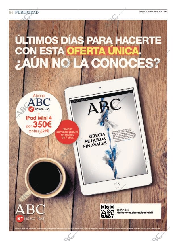 ABC MADRID 16-01-2016 página 84