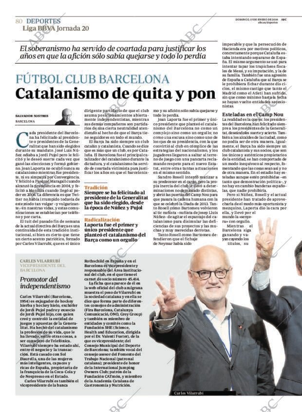 ABC MADRID 17-01-2016 página 80
