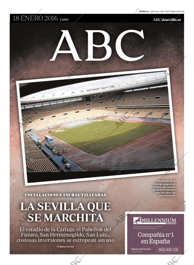 ABC SEVILLA 18-01-2016 página 1