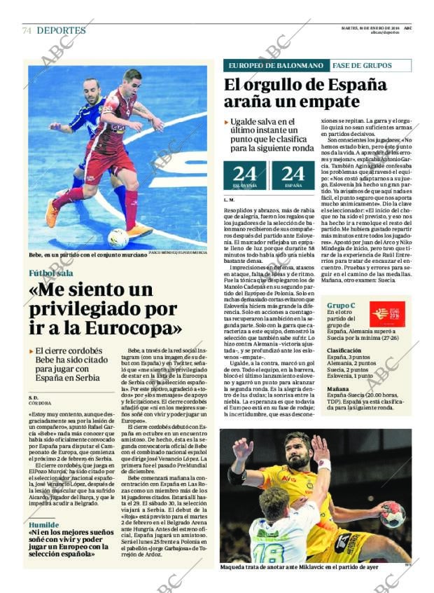 ABC CORDOBA 19-01-2016 página 74