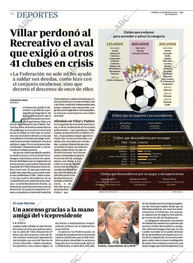 ABC MADRID 22-01-2016 página 56