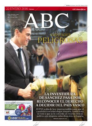 ABC SEVILLA 22-01-2016 página 1