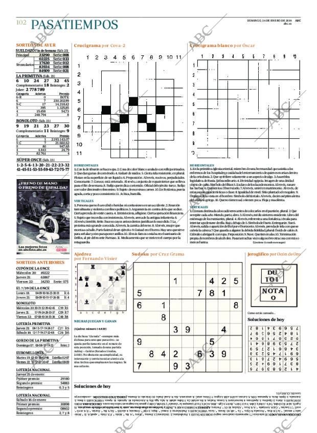 ABC MADRID 24-01-2016 página 102